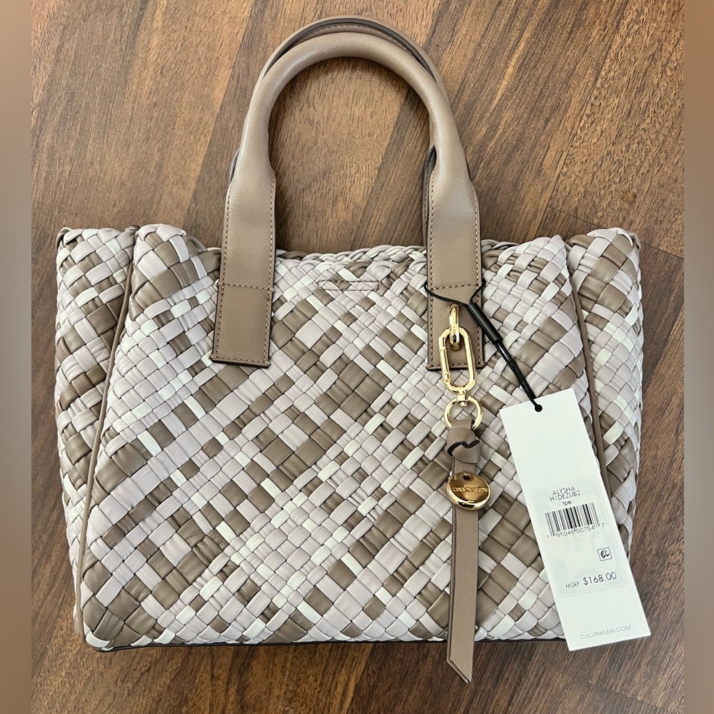 Calvin Klein Taupe Crossbody Bag - Picture 5 of 5